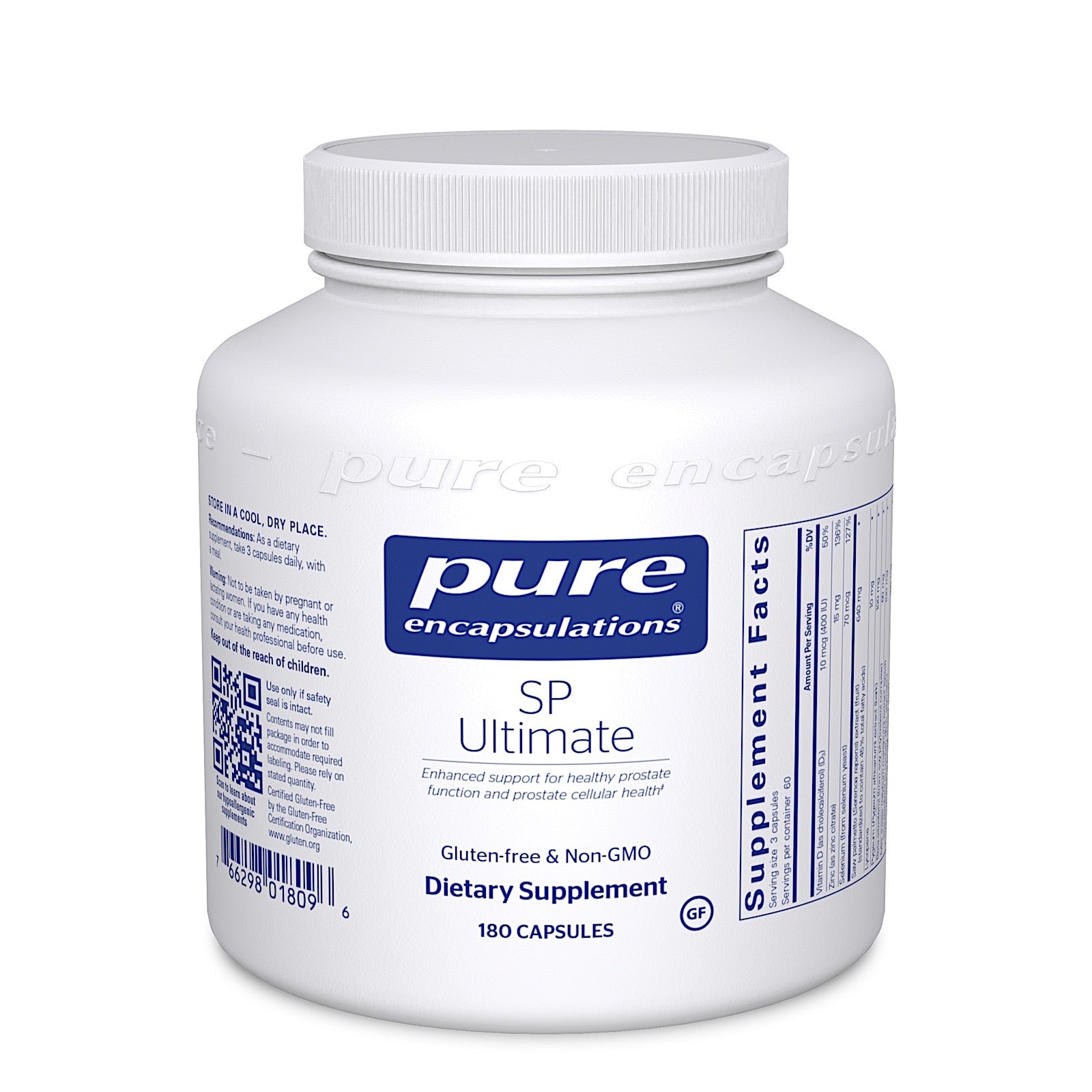 Pure Encapsulations, SP Ultimate, 180 Capsules UPC 766298018096 | HiLife Vitamins